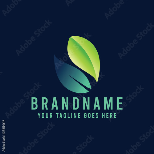 Nature And Human Ecology Logo Human Character Logo, Human Icon, Nature Icon.