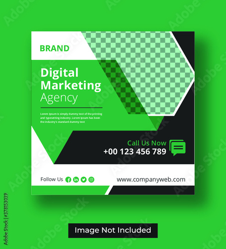 Digital marketing social media instagram post or banner design