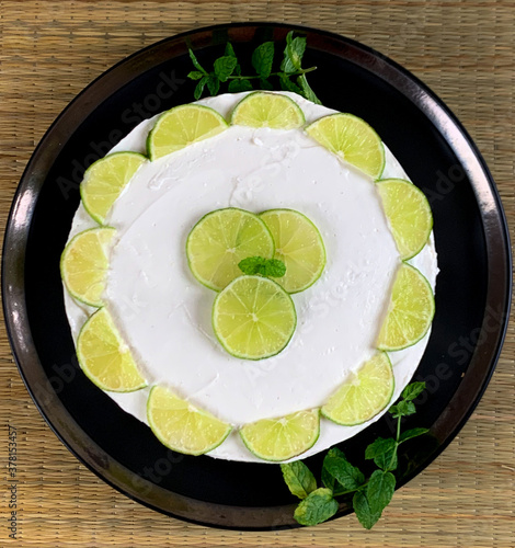 Cheesecake al mojito con lime e menta