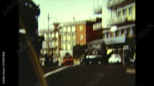 Italy / Naples - 1971: Via Manzoni Road Part2. Amateur film clip from the 1970's. 