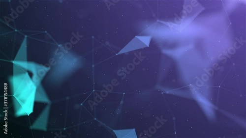 Digital Hi-Tech Plexus Network Background Loop