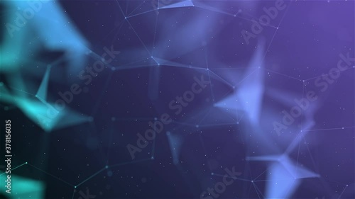 Digital Plexus Network Background Loop