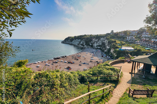 Obraz na płótnie Beer beach in Devon