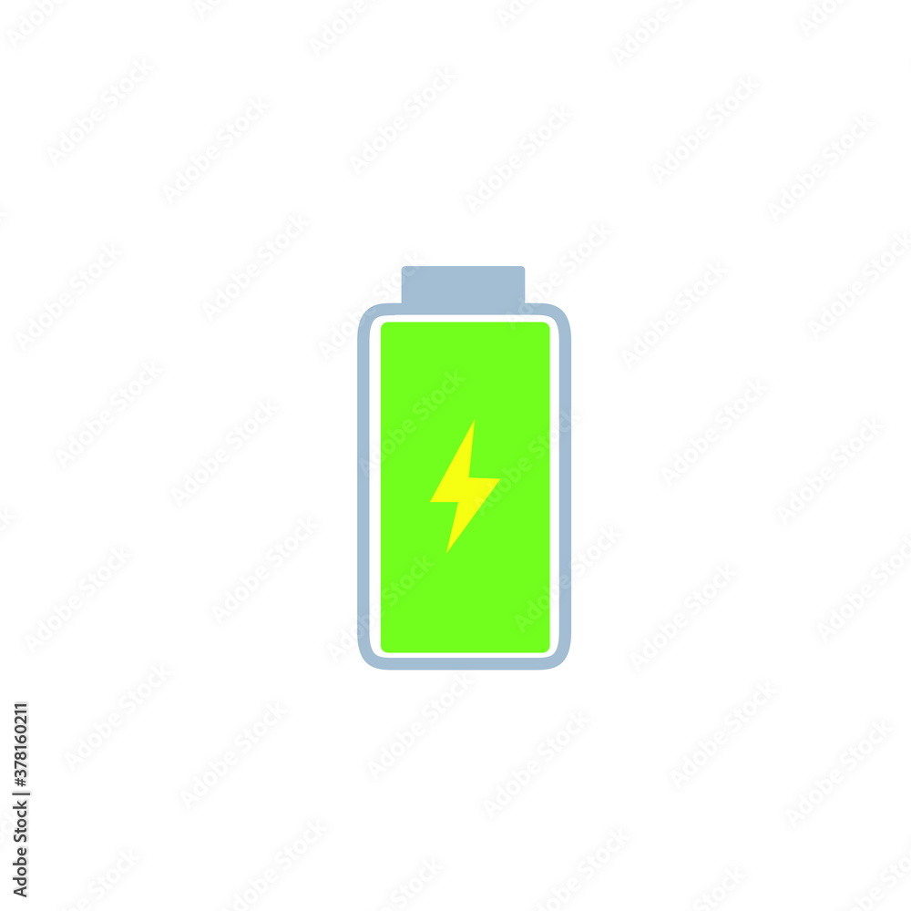 Charge level icon on white background, vector illustration Charge level icon on white background, vector illustration