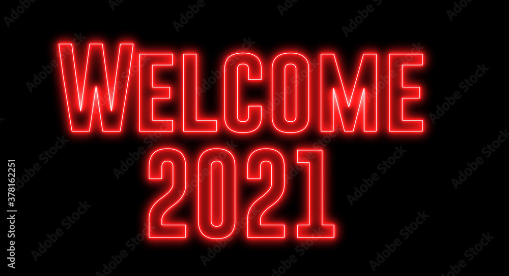 Neon colorful text of Neon colorful text of