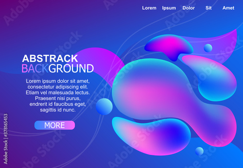social network background concept design with abstract liquid gradient
