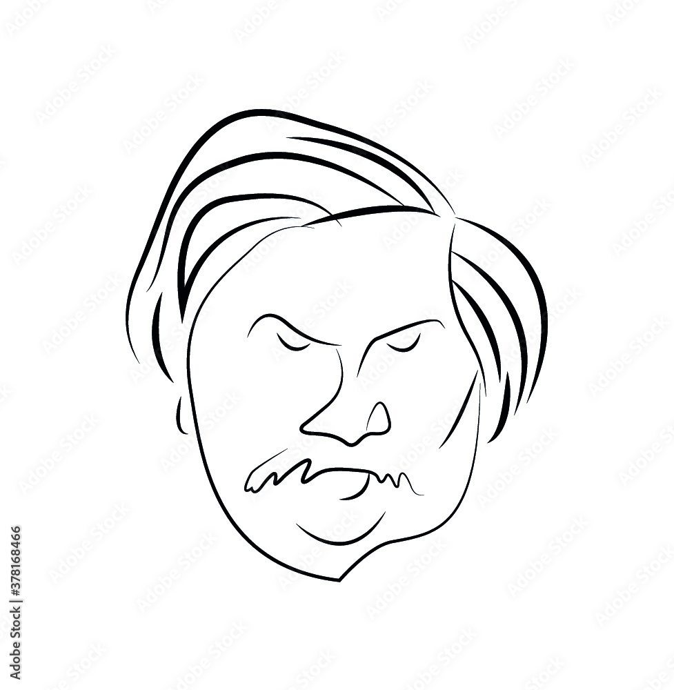 Figurative human face Figurative human face
