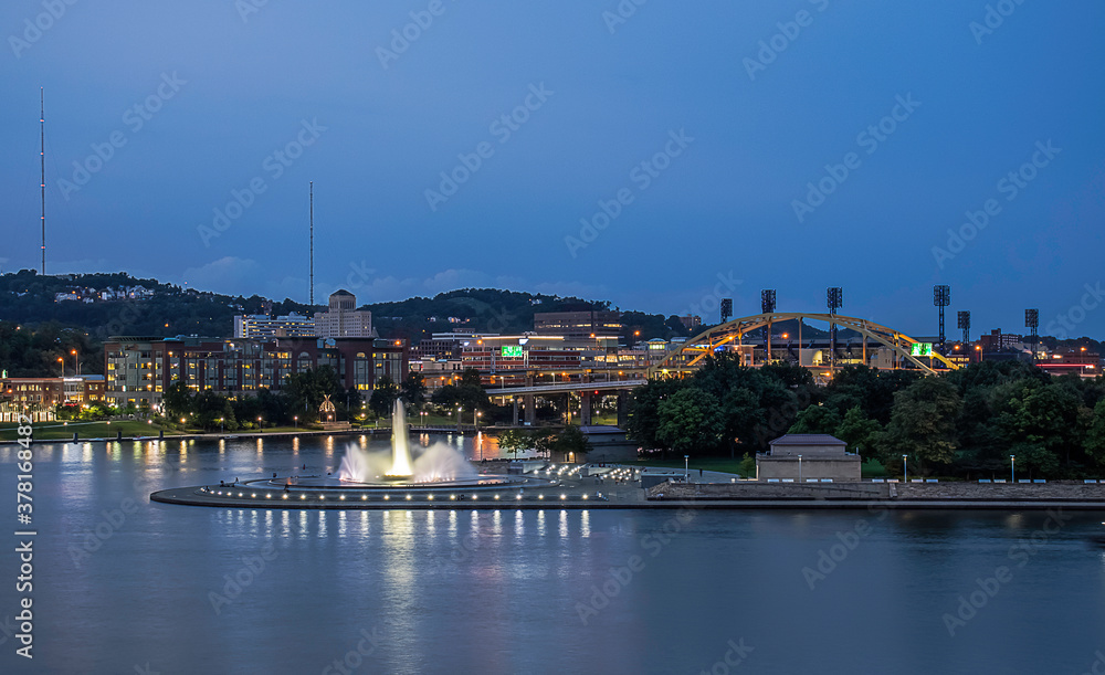 Pittsburgh Point State Park Fountain