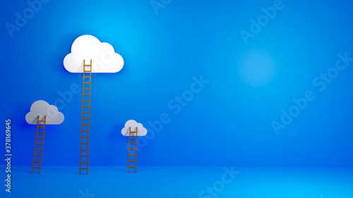 Photos Cloud Computing, Equal Opportunity, Success - Concept background for presentation