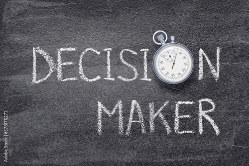 Quadro em tela decision maker watch