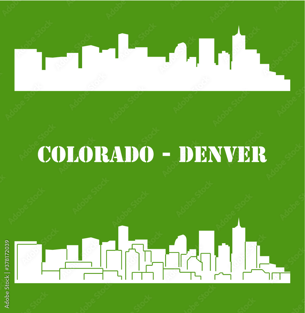 Denver, Colorado ( city silhouette )