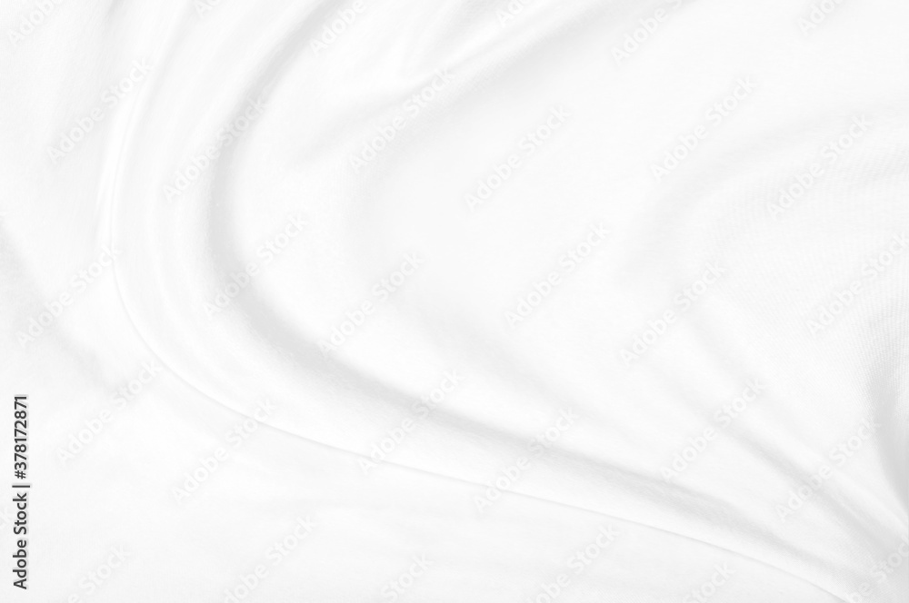 White Cloth background and streaked fabric. Abstract white background. Beautiful solf clear backdrop.