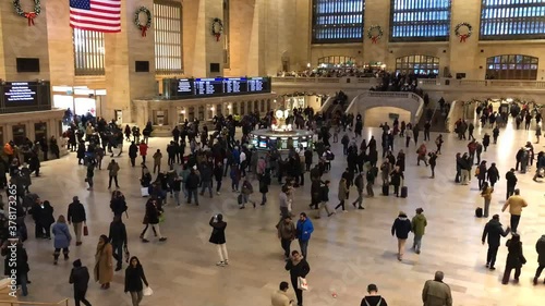 Grand Central Station, New York City time-lapse 