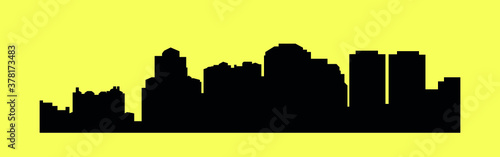  West Palm Beach, Florida ( city silhouette )