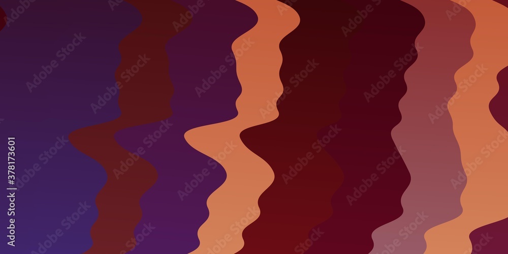 Light Multicolor vector background with lines. Brand new colorful illustration with bent lines. Pattern for commercials, ads.