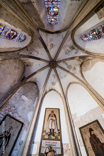 Dans le sanctuaire notre-dame de Rocamadour, photo