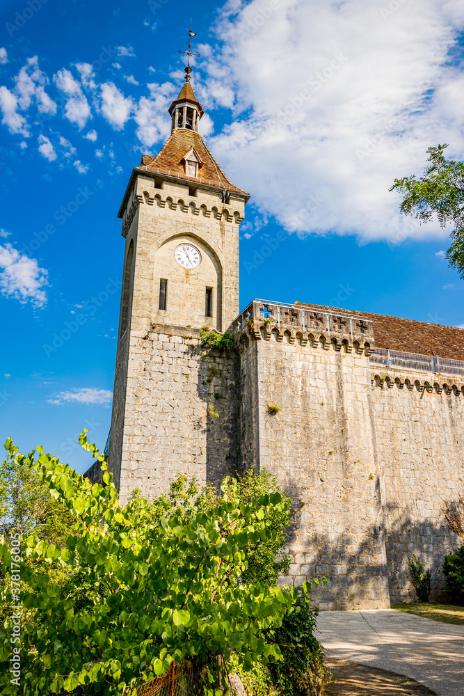 Le château de la cité médiévale de Rocamadour