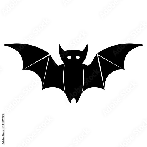 
An editable vector style of flying bat, corona reservoir concept
