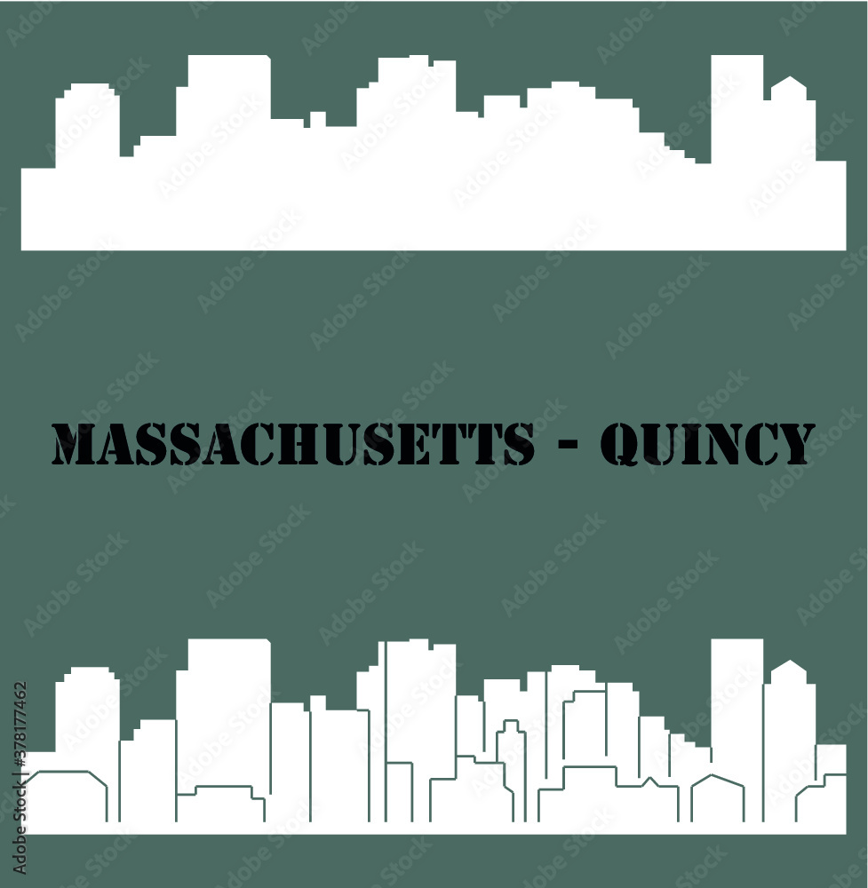 Quincy, Massachusetts ( city silhouette ) Quincy, Massachusetts ( city silhouette )