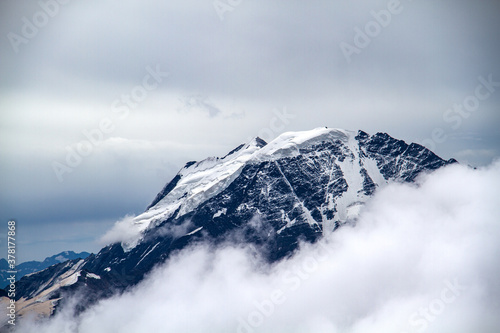 snow covered mountain in Caucasus, Russia © Shikhadeep