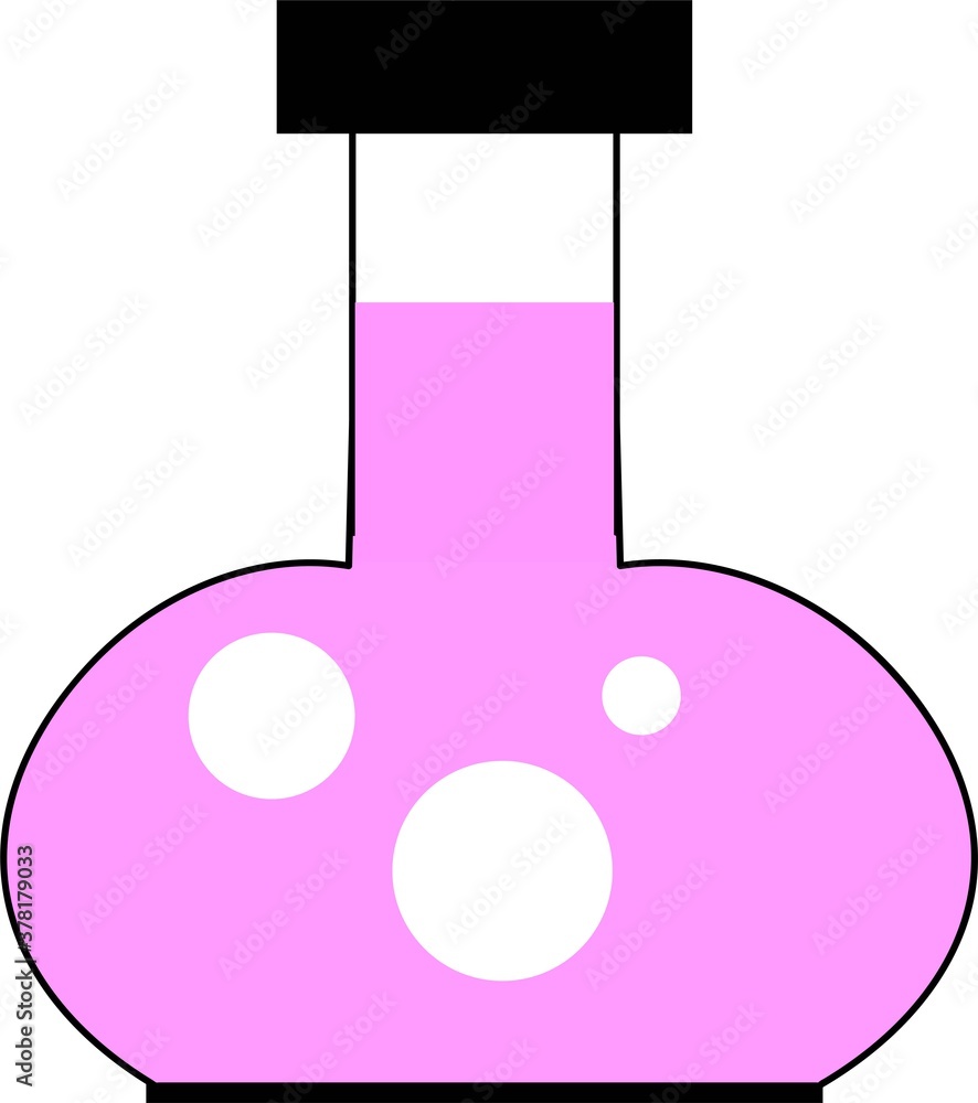 Obraz premium TEST TUBE APPARATUS VECTOR