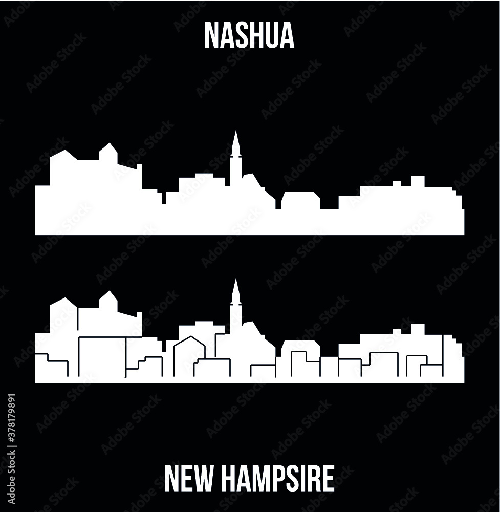 Fototapeta premium Nashua, New Hampshire ( City skyline )