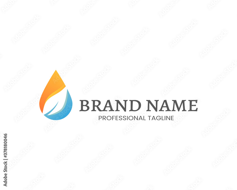 Leaf Fire Logo Template Design Vector, Design Concept, Creative Symbol, Icon Leaf Fire Logo Template Design Vector, Design Concept, Creative Symbol, Icon
