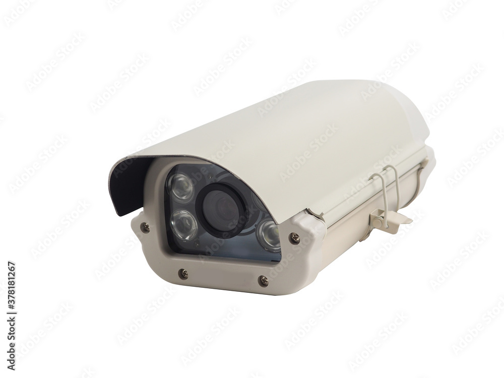 Video Surveillance Camera. Isolated image of a video surveillance camera. CCTV. Video Surveillance Camera. Isolated image of a video surveillance camera. CCTV.