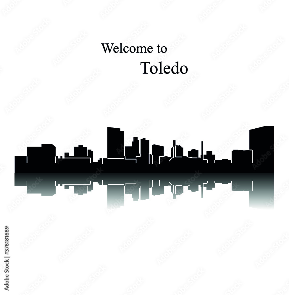 Toledo, Ohio ( city silhouette )