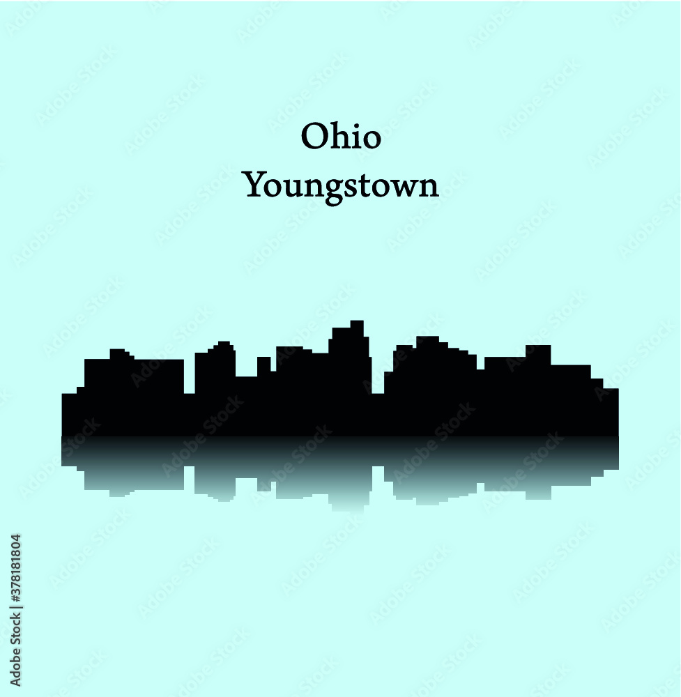 Youngstown, Ohio ( city silhouette )