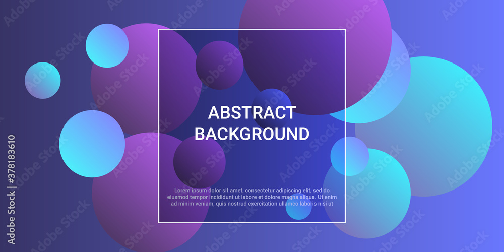 Trendy gradients of balls shapes. Trendy gradients of balls shapes.
