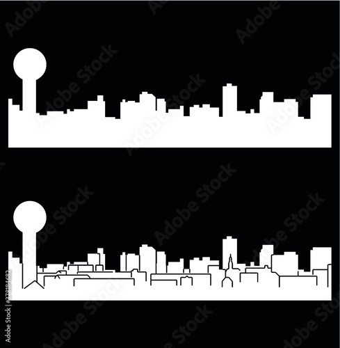 Knoxville, Tennessee ( city silhouette )