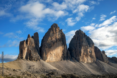 The Three Peaks of Lavaredo in South Tyrol are the symbol of the Dolomites and a true landscape highlight. The three Peaks of Lavaredo are a UNESCO World Heritage Site.