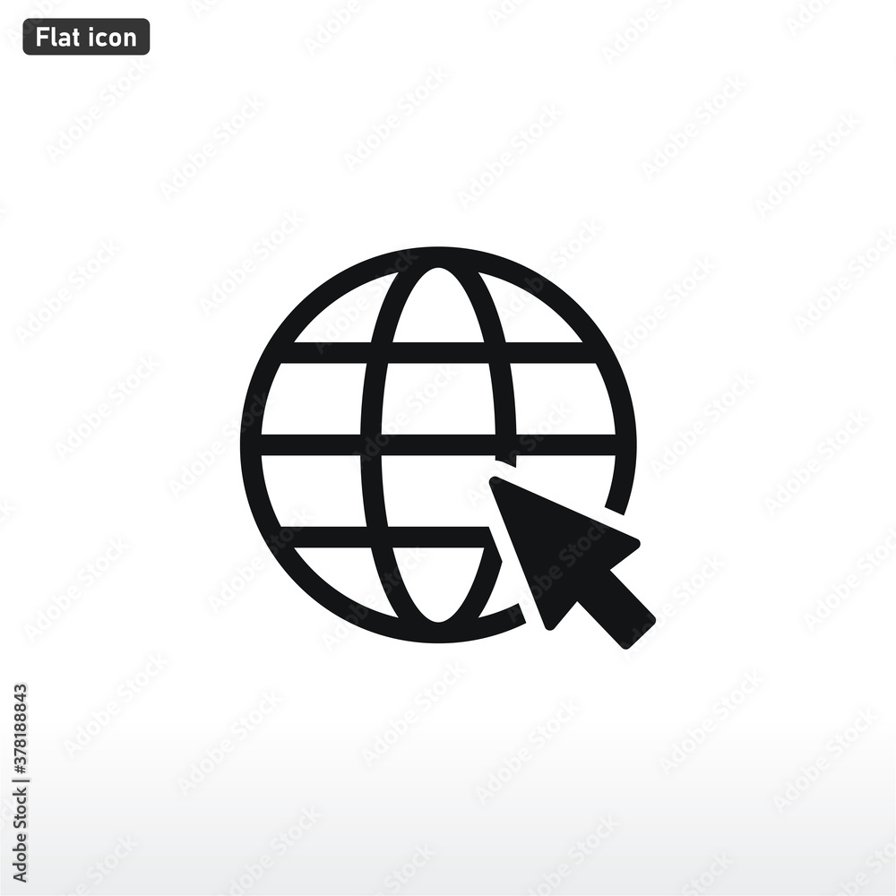 Go to Web icon vector . network sign Go to Web icon vector . network sign