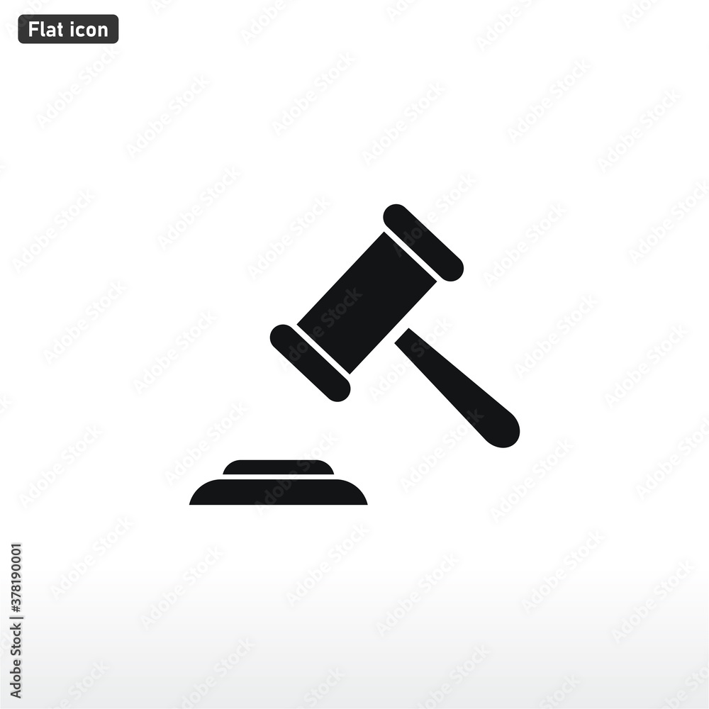 Hammer Judge icon vector eps 10 Hammer Judge icon vector eps 10