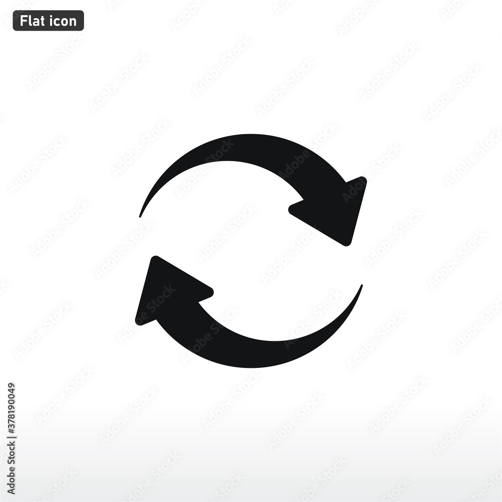 Reload icon vector . Refresh sign Reload icon vector . Refresh sign