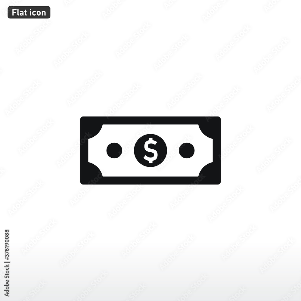 Dollar icon vector . Money sign Dollar icon vector . Money sign