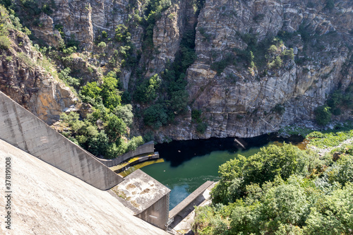 ladscape of Krichim Reservoir at Rhodopes Mountain, Bulgaria photo