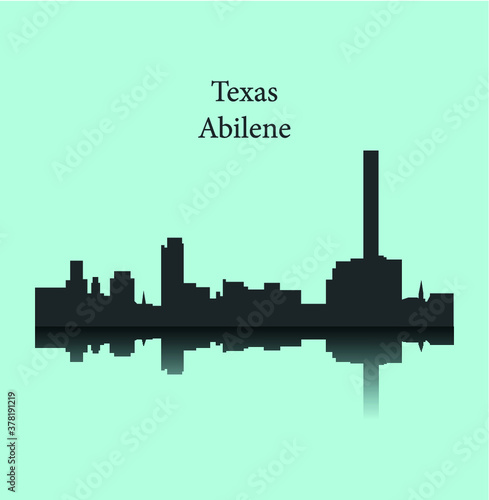Abilene, Texas ( city silhouette ) 