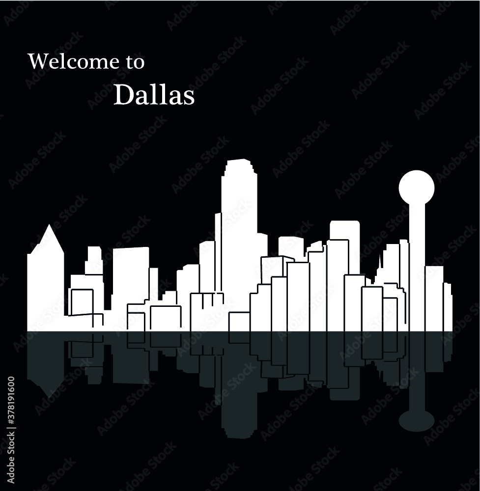 Dallas, Texas ( city silhouette ) 