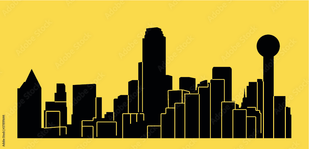 Dallas, Texas ( city silhouette ) 