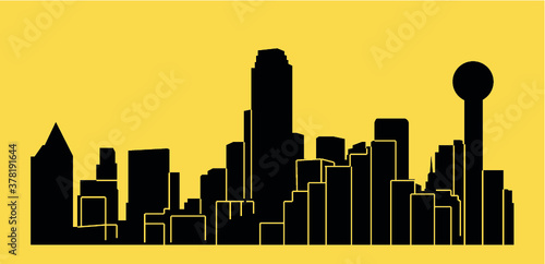 Dallas, Texas ( city silhouette ) 