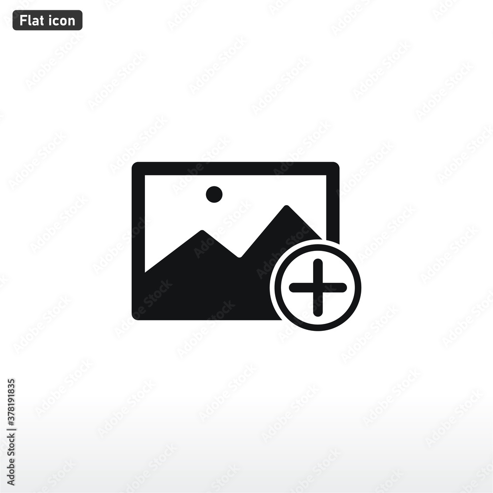Add Image icon vector . Add Picture sign Add Image icon vector . Add Picture sign