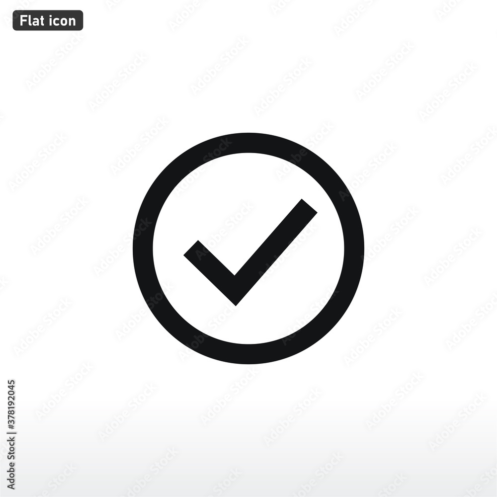 Check icon vector . Check mark sign Check icon vector . Check mark sign