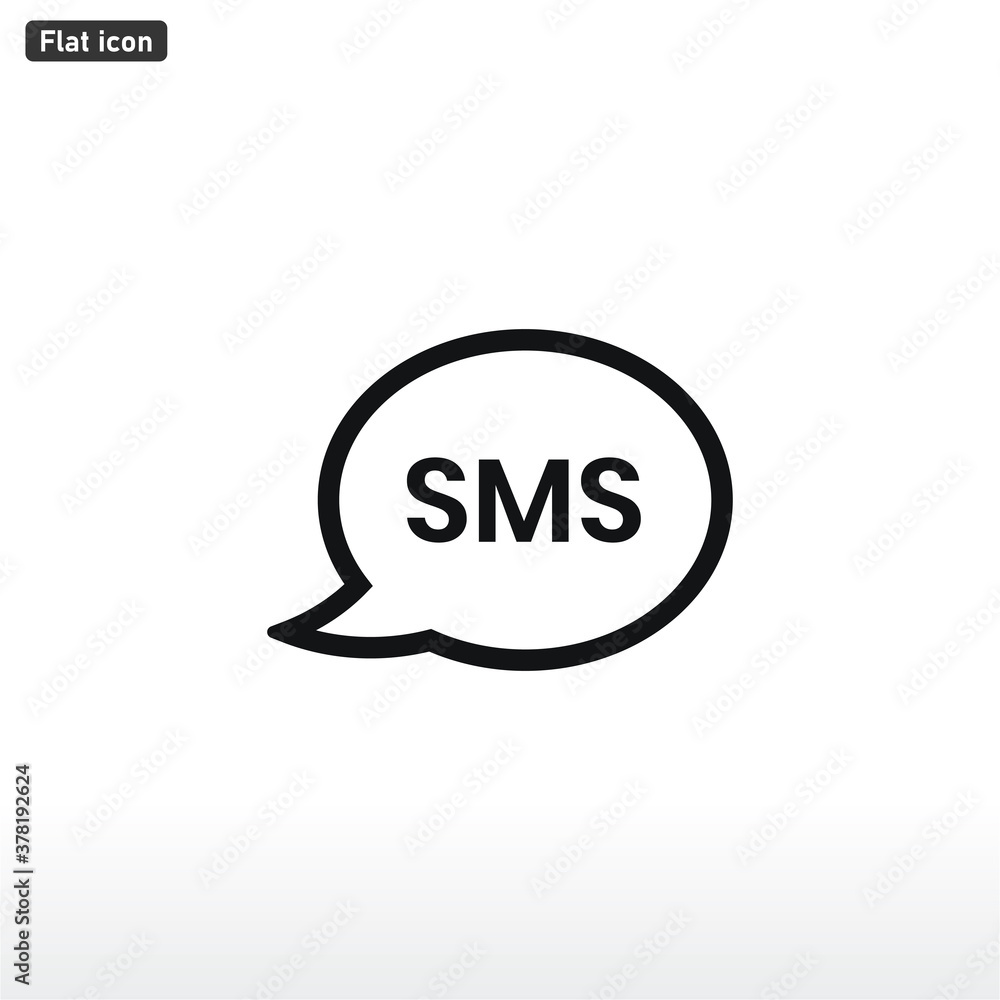 Sms Bubble icon vector eps 10 Sms Bubble icon vector eps 10