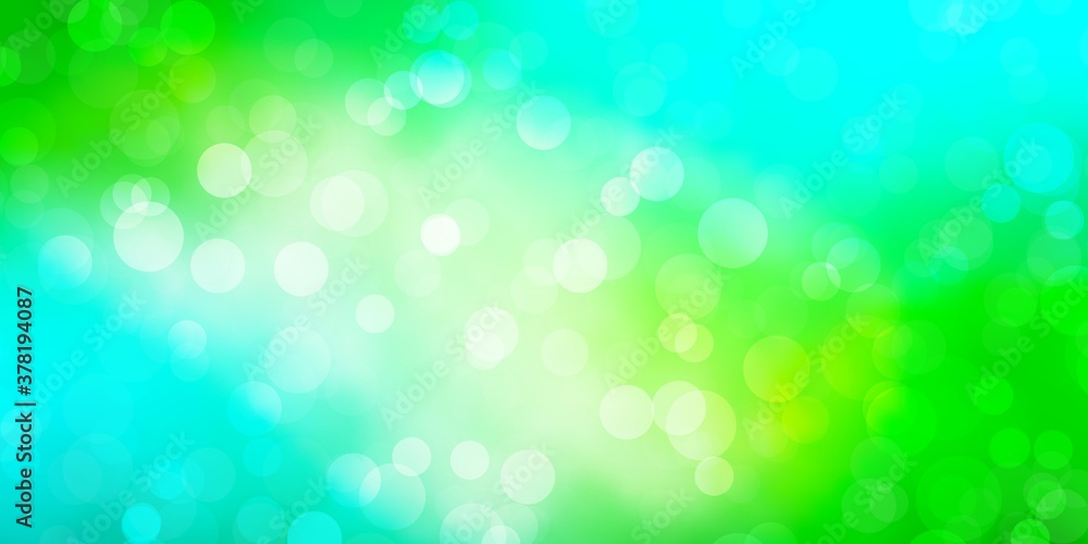 Light Blue, Yellow vector texture with circles. Illustration with set of shining colorful abstract spheres. Design for posters, banners. Light Blue, Yellow vector texture with circles. Illustration with set of shining colorful abstract spheres. Design for posters, banners.