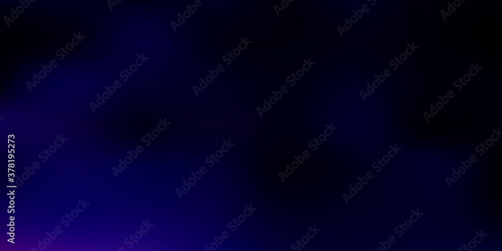 Fototapeta premium Dark pink, blue vector abstract blur texture.