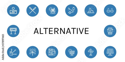 alternative simple icons set