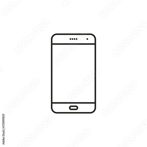 Smart Phone icon, vector isotated flat design illustration