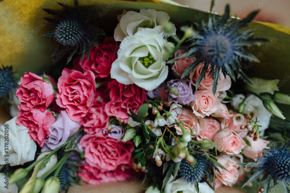 A Close Up Shot of A Beautiful Bouquet A Close Up Shot of A Beautiful Bouquet